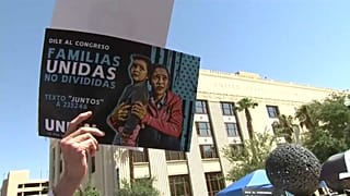 Proteste gegen Donald Trumps Einwanderungspolitik