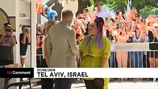 Fiatal izraeli előadókkal találkozott Vilmos herceg