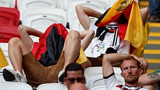 La tristesse des supporters allemands