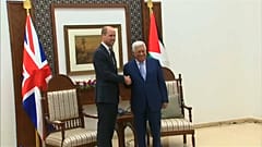 Prinz William trifft Palästinenserpräsident Abbas in Ramallah 
