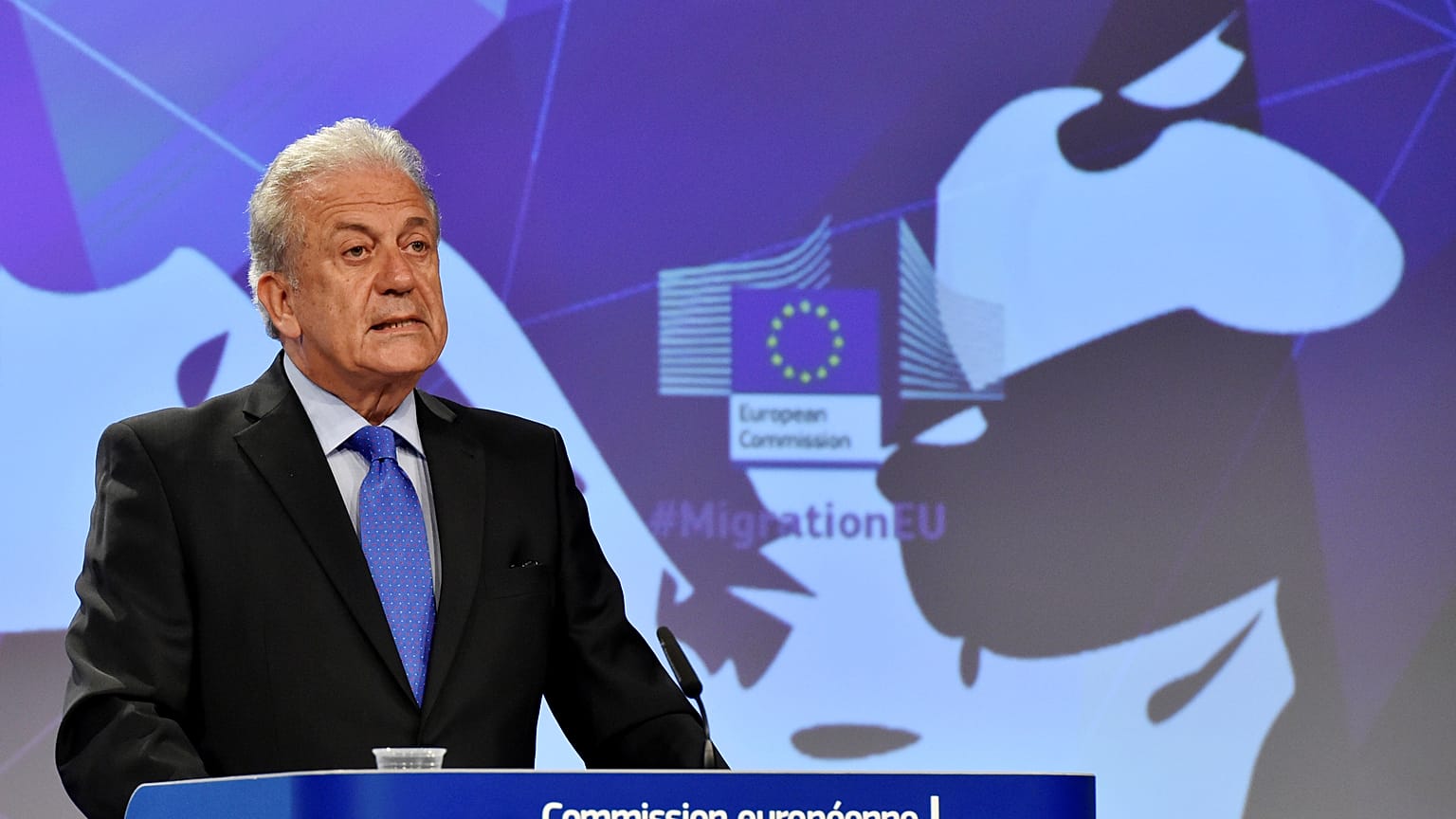 EU Migration Commissioner Dimitris Avramopoulos 