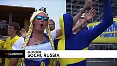 Őrült jelmezek a focivébén