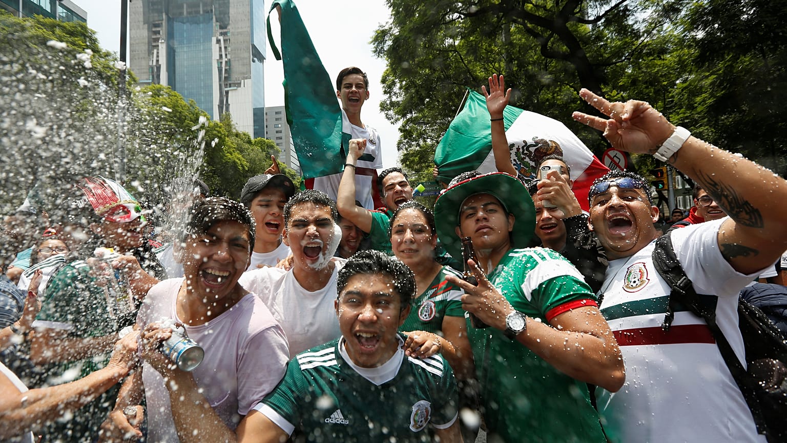 Watch: Mexican joy, German despair at the World Cup