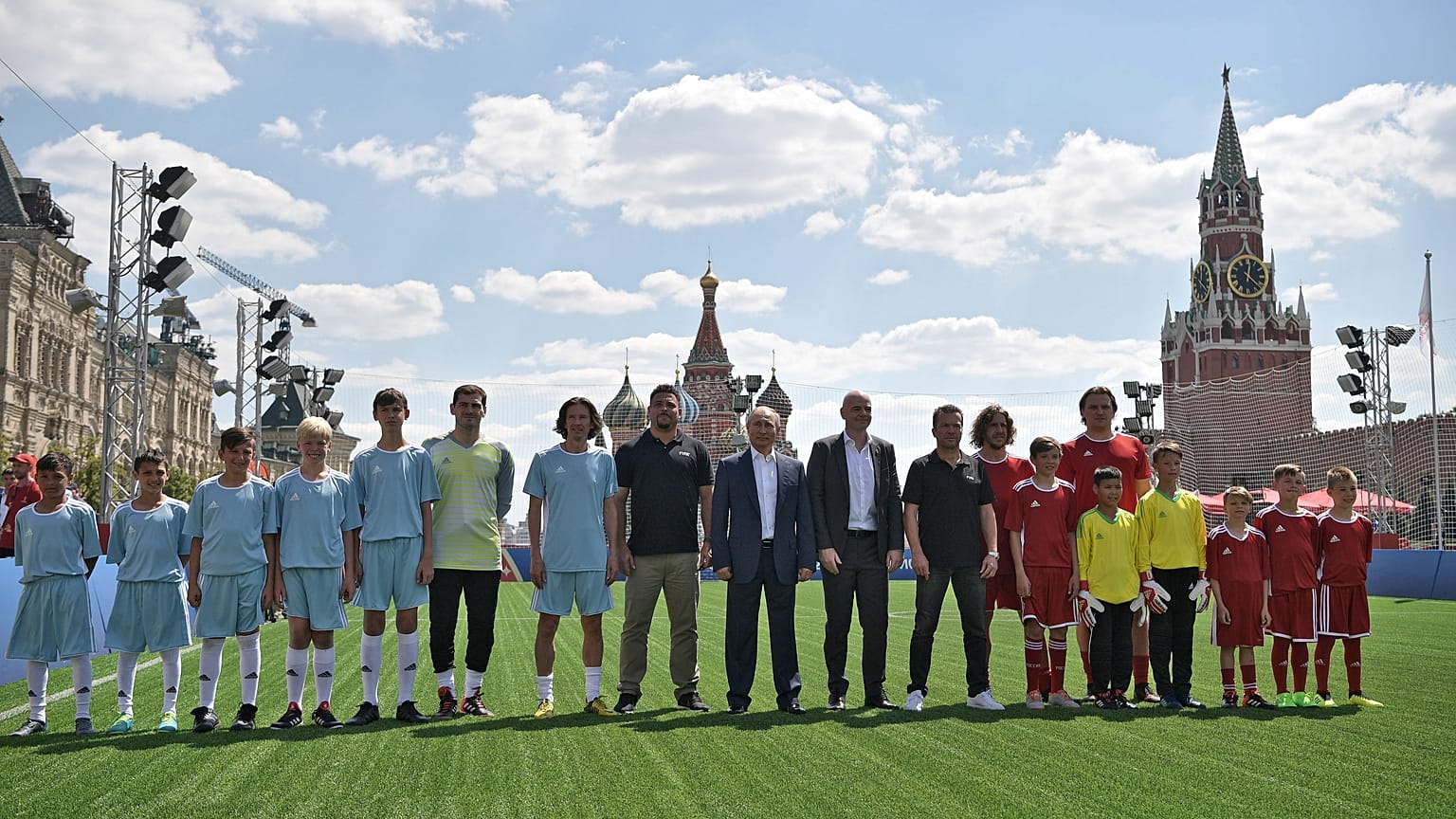Футбол на Красной площади