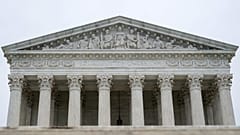 The U.S. Supreme Court is seen as the court nears the end of its term