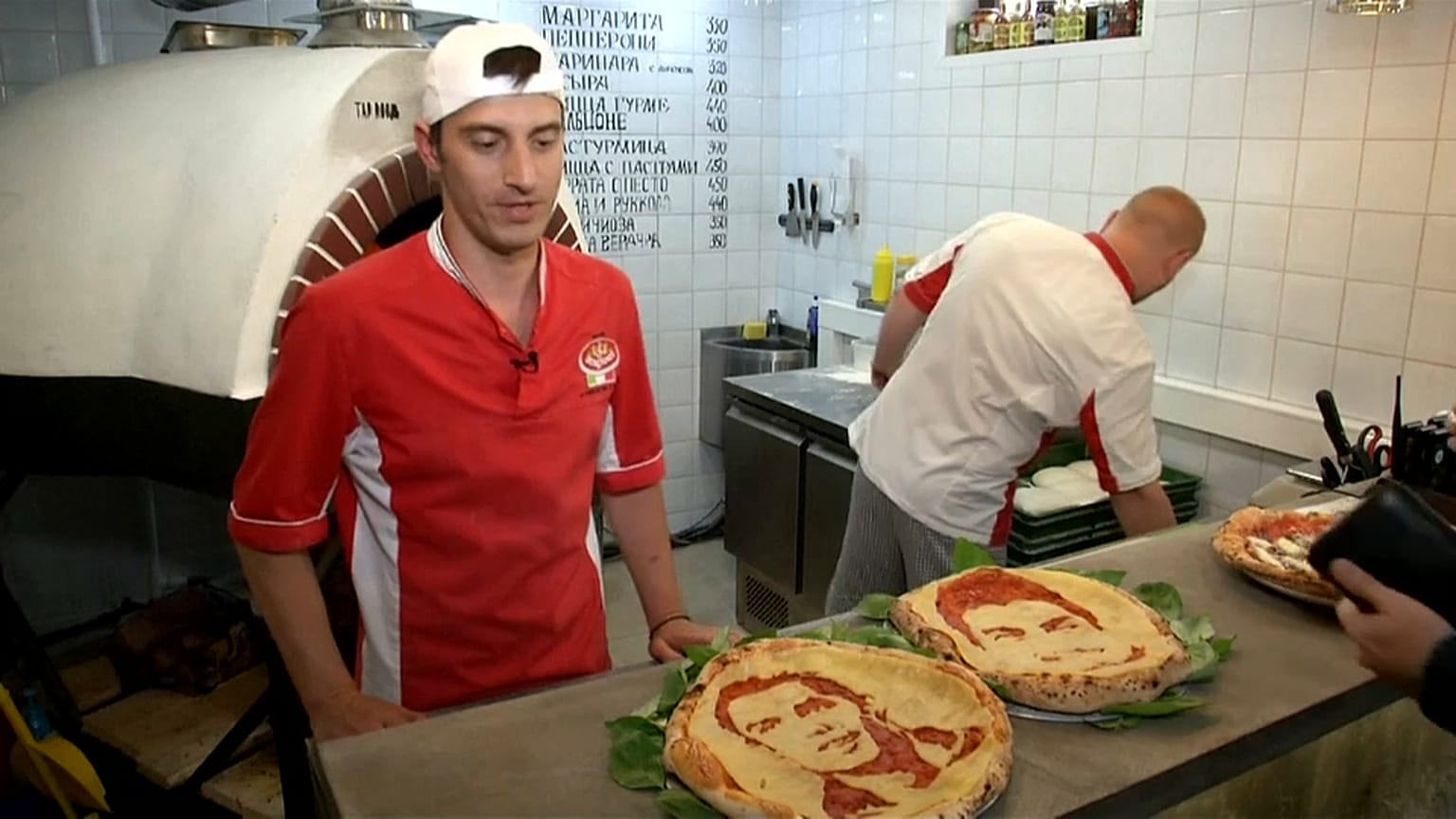 Russische Pizzakunst