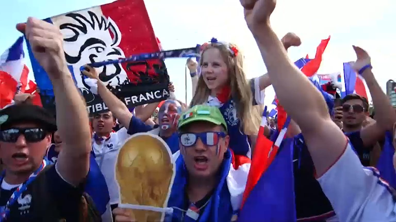 Jubelstimmung in Frankreich