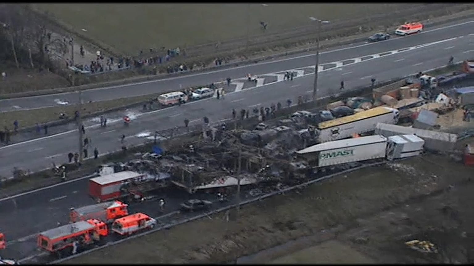 A traffic accident in France