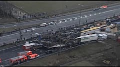 A traffic accident in France