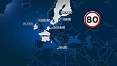 França reduz velocidade nas estradas 