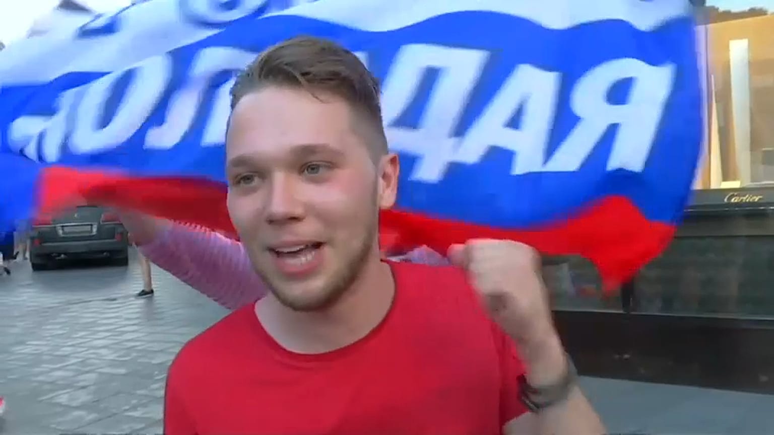 Russland: Weltmeisterlicher Jubel nach Einzug ins Viertelfinale