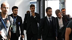 Receção calorosa à seleção portuguesa