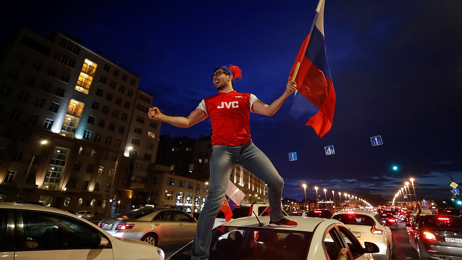 Nuit de folie à Moscou