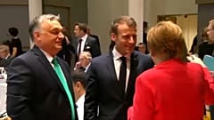 Orban, Macron e Merkel