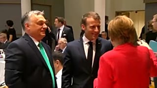 Orban, Macron e Merkel