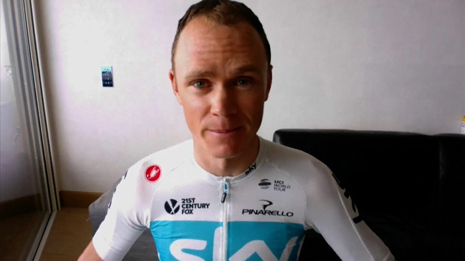 Blanchi, Chris Froome est "soulagé" 