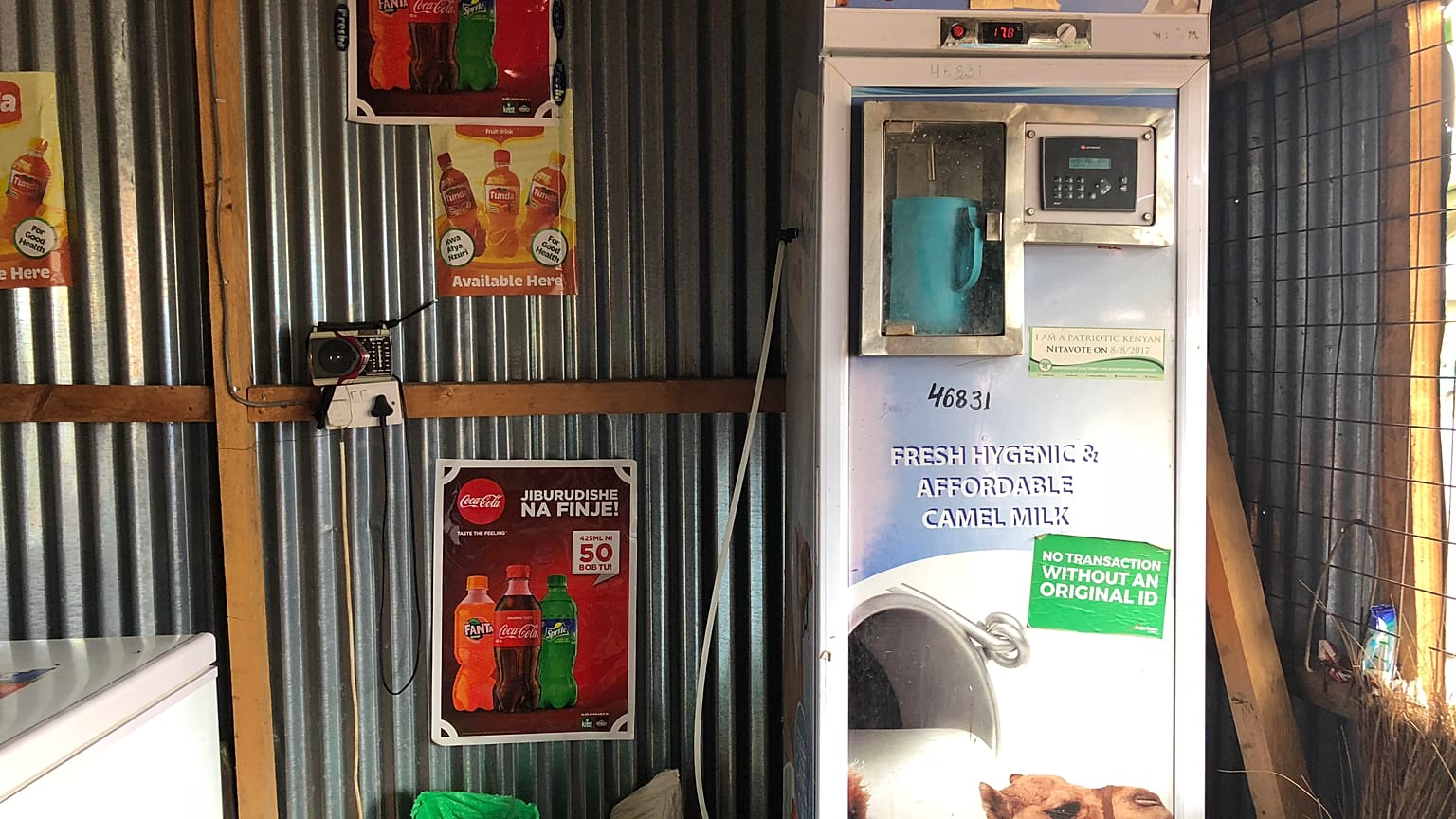Soğutucu otomatlar geldi Kenya'da deve sütü pazarı patladı