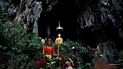 Thaïlande : grotte de Tham Luang, où les enfants ont été retrouvés en vie.