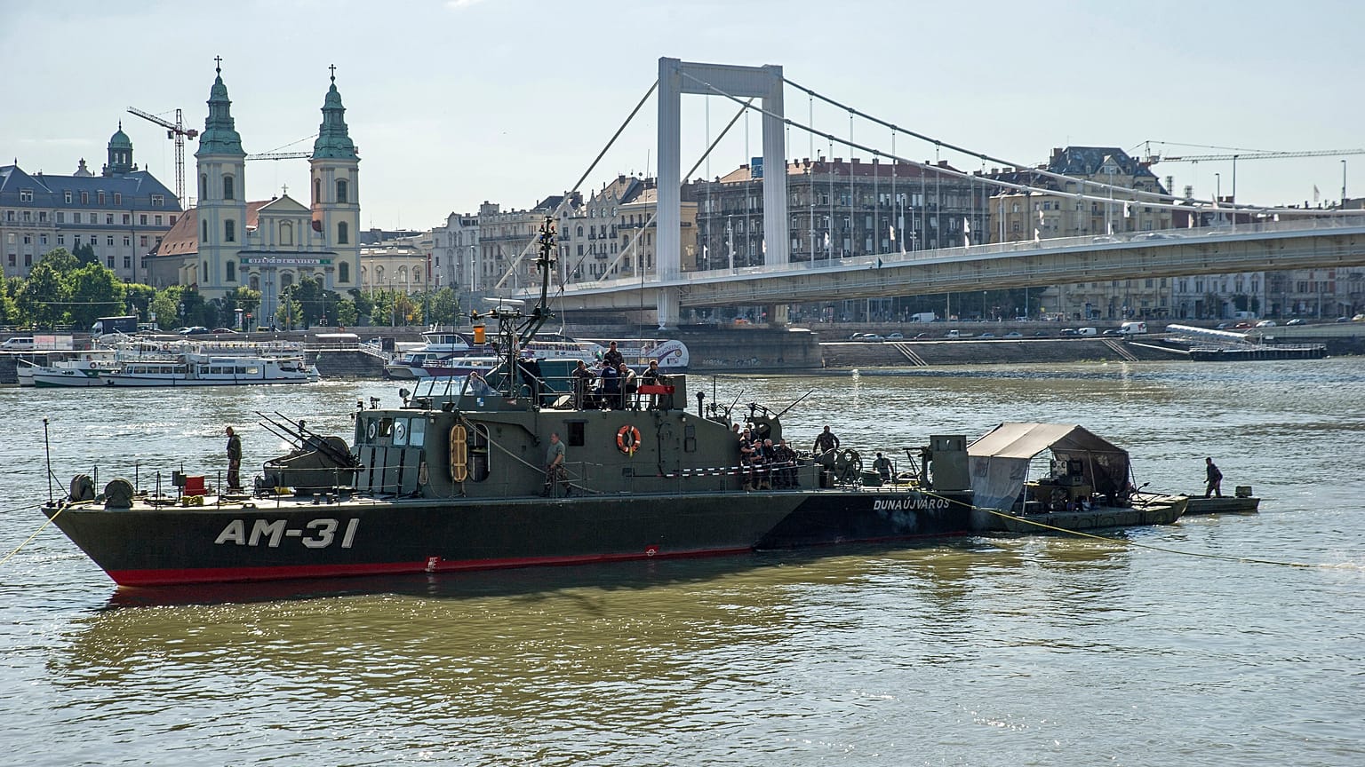 La bombe de la 2e guerre mondiale retrouvée dans le Danube