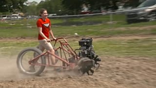 États-Unis : une course de motoculteurs