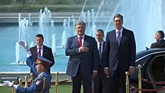 Szerbiában tárgyalt az ukrán elnök