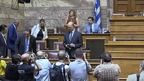Greece now a "normal" eurozone country, says Moscovici