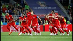 England besiegt Kolumbien 
