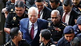 Former Malaysian prime minister Najib Razak