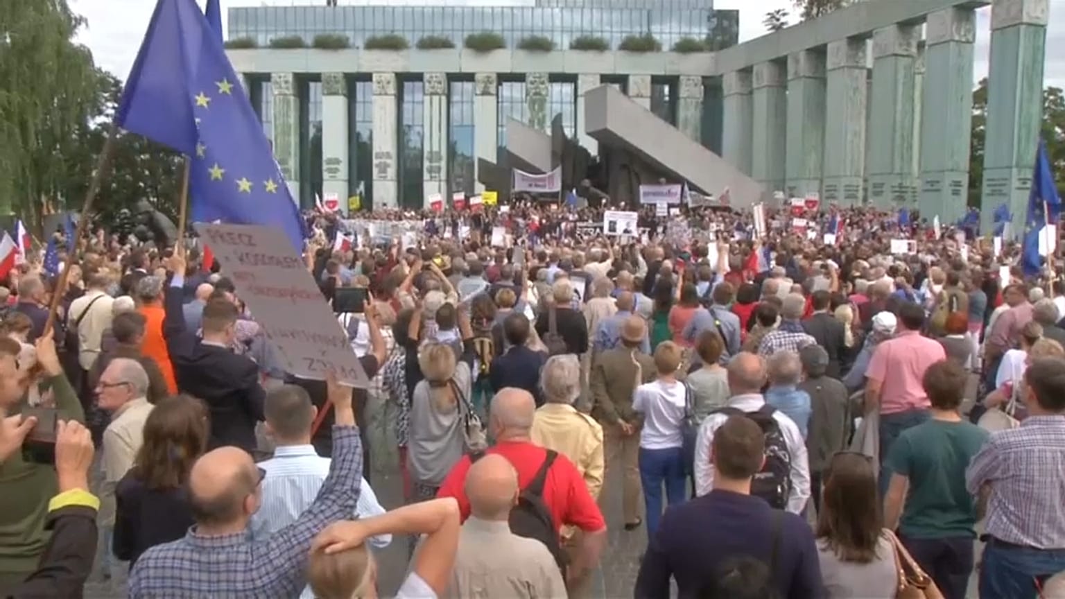 Protestas en Polonia por la reforma judicial del Gobierno
