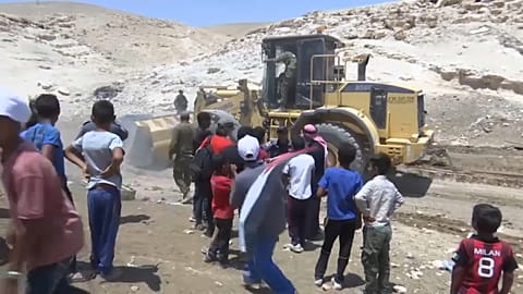 Westjordanland: Proteste gegen Räumung arabischer Siedlungen