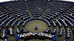 Members of the European Parliament attend a plenary session in Strasbourg
