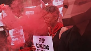 Διαμαρτυρίες για τις ταυροδρομίες στην Παμπλόνα