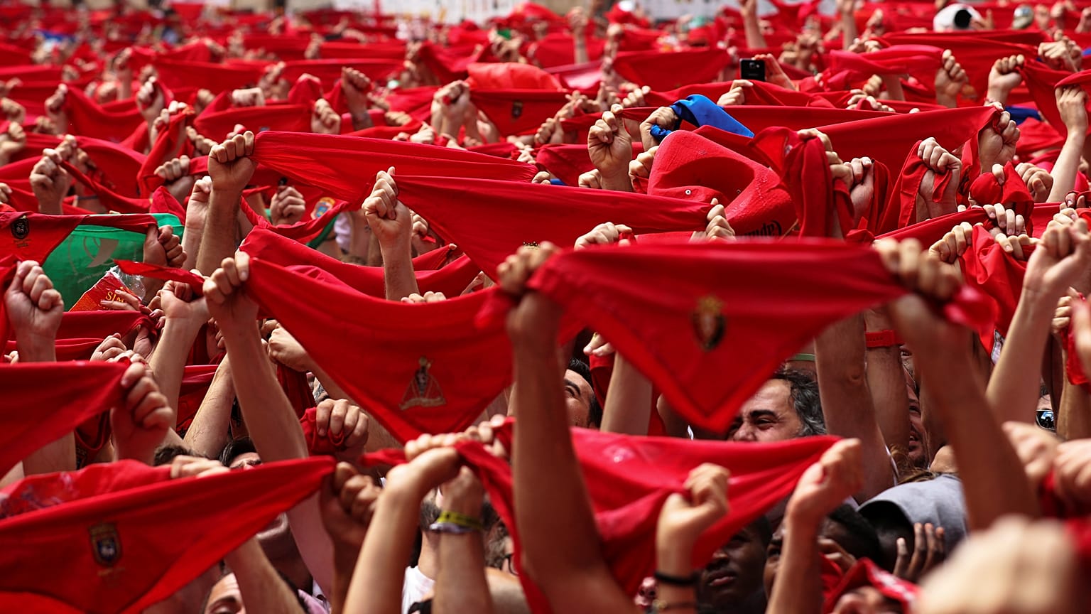 Sanfermines na rua. Começaram os dias de desassossego em Pamplona