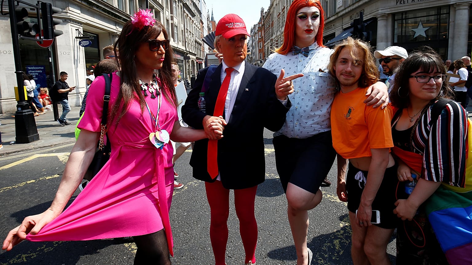 Adivinhem quem foi ao 'gay pride' em Londres