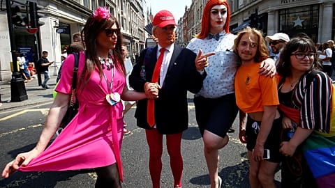 Adivinhem quem foi ao 'gay pride' em Londres