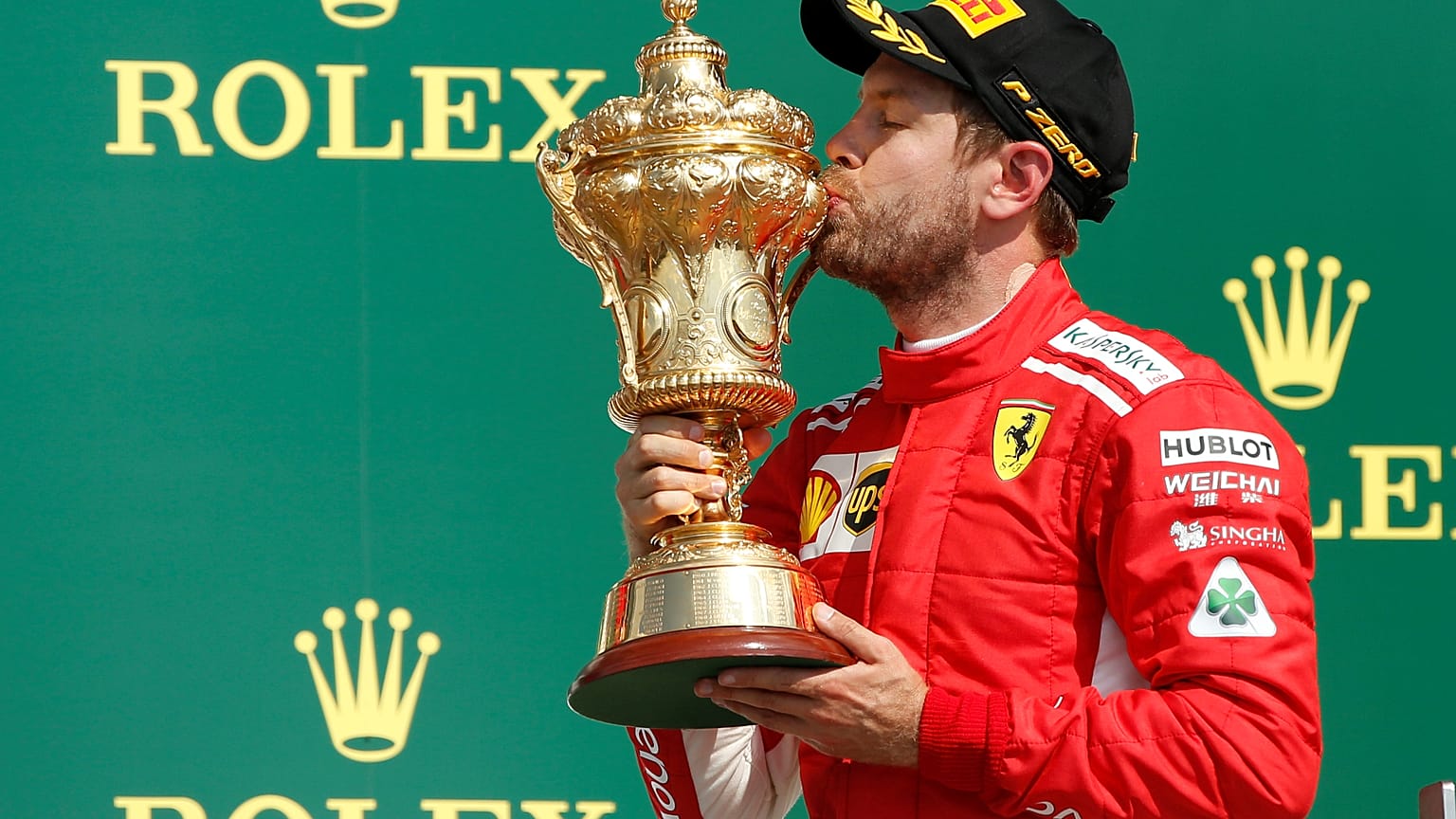 Büyük Britanya Grand Prix'inde zafer Vettel'in