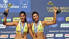 Plaj voleybolunda milli sporculardan büyük başarı