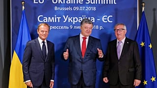 Cimeira UE-Ucrânia: Poroshenko critica gasoduto russo