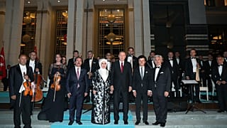 Siyaset ve sanat dünyası tarihi günde Erdoğan'ı yalnız bırakmadı