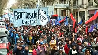 IMF-ellenes tüntetés Argentínában