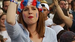 Franceses festejam passagem à final do Rússia 2018