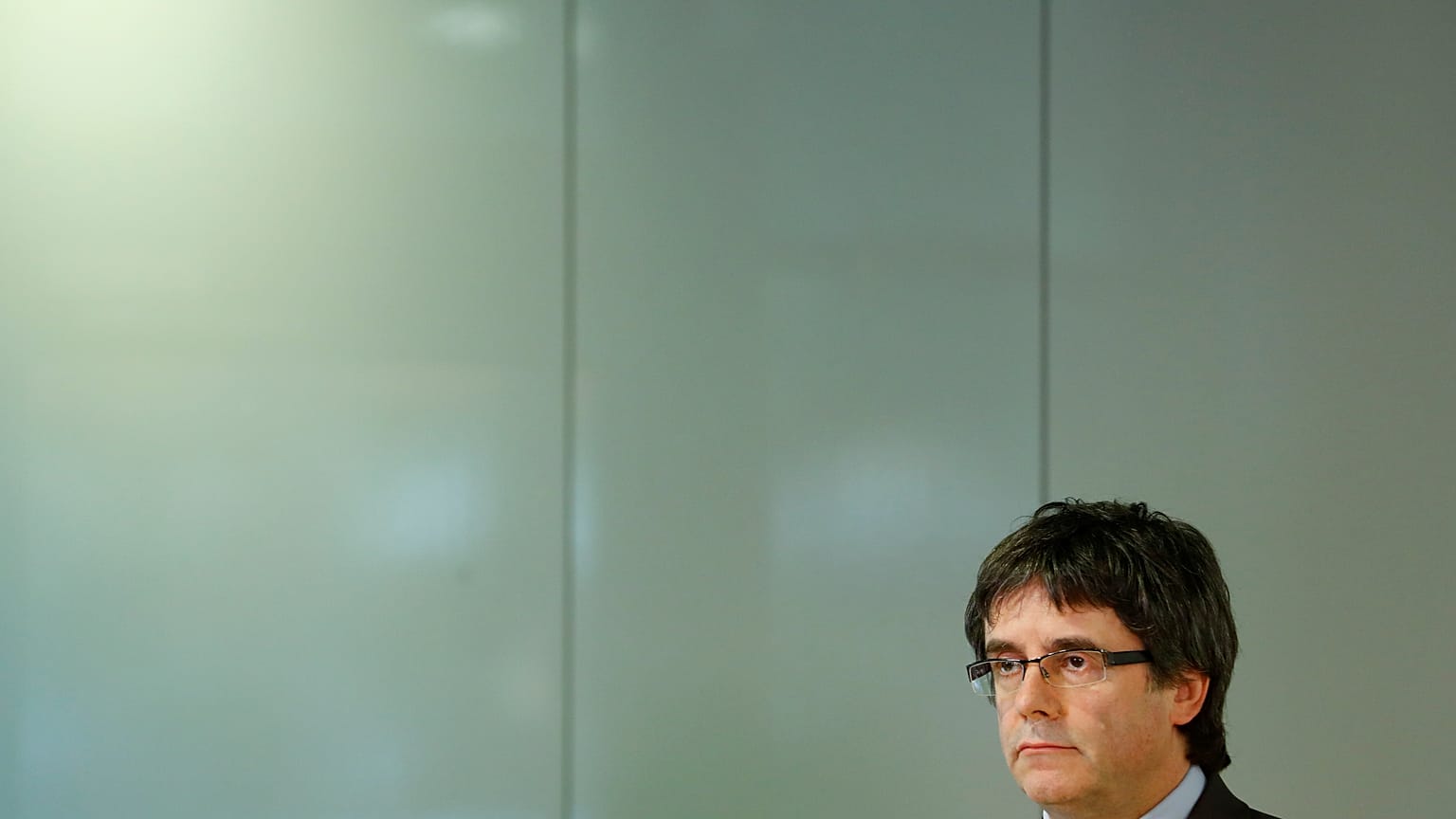 Carles Puigdemont bei einer Pressekonferenz in Berlin im Mai 2018