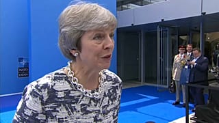 May propone una zona de libre comercio tras el brexit