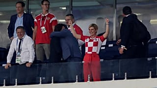 La presidenta de Croacia es la superfan de la selección
