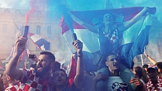 Tolle Stimmung in Zagreb: Stolze Kroaten feiern Platz 2
