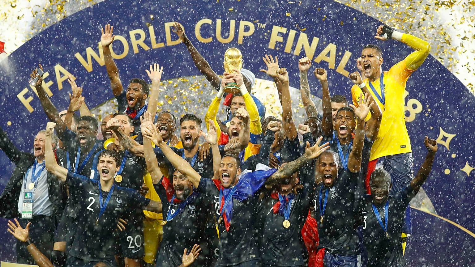 Francia campione del mondo, Croazia battuta 4 a 2