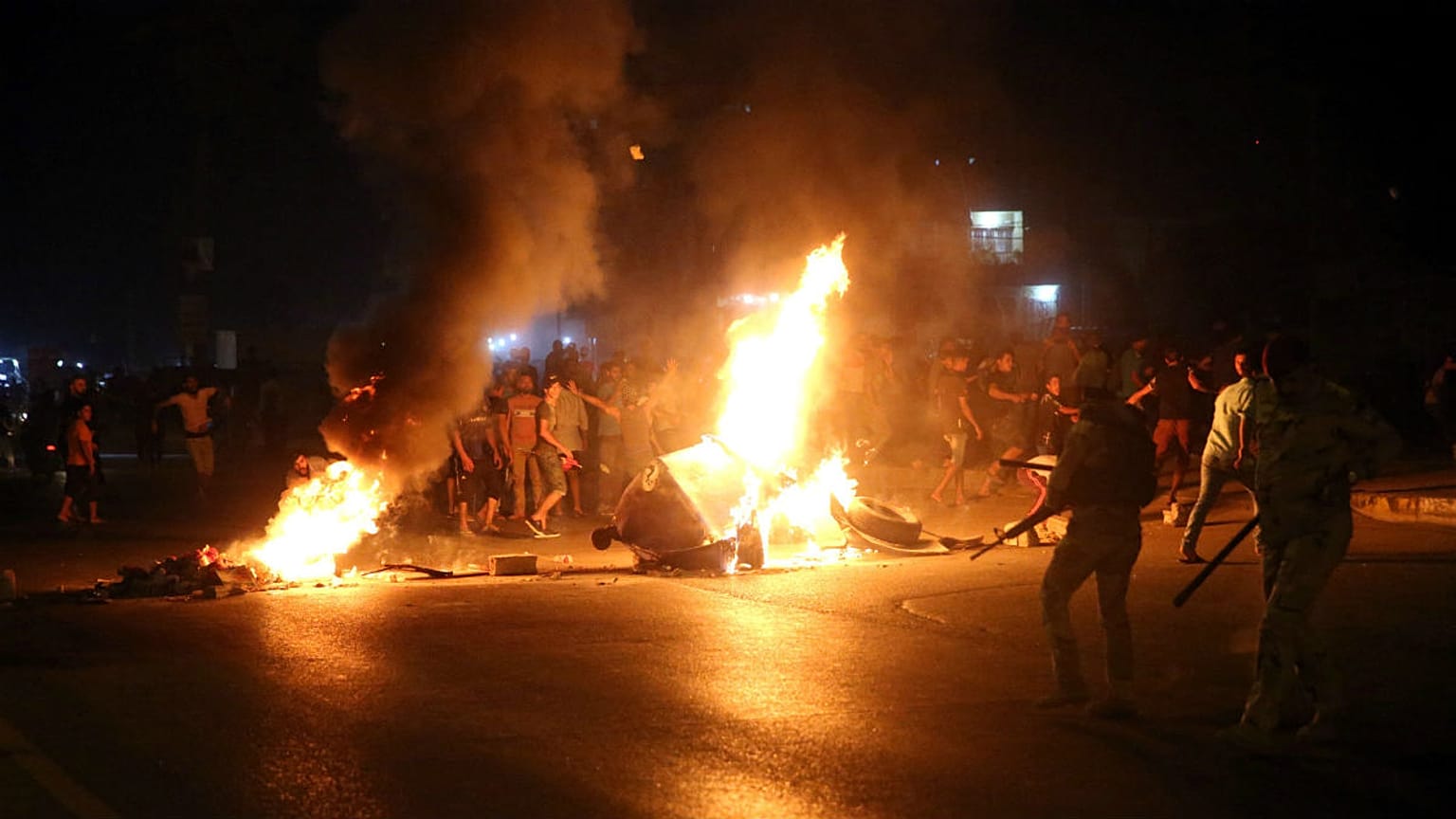 Iraqi protesters