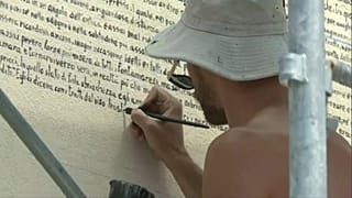 "Fontamara" sul muro, artista omaggia Silone