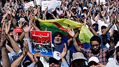 Proteste in den Straßen von Rabat
