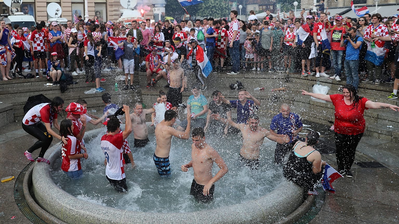 Festa a Zagabria per il secondo posto ai Mondiali 2018